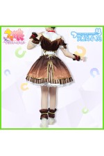 2XXT Cosplay Uma Musume Pretty Derby Mihono Bourbon Valentine Maid Cosplay Costume